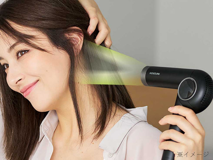 月額1,980円レンタルプラン：コイズミ ハイスピード ライトドライヤー ヘアケア KHD-9580 ブラック