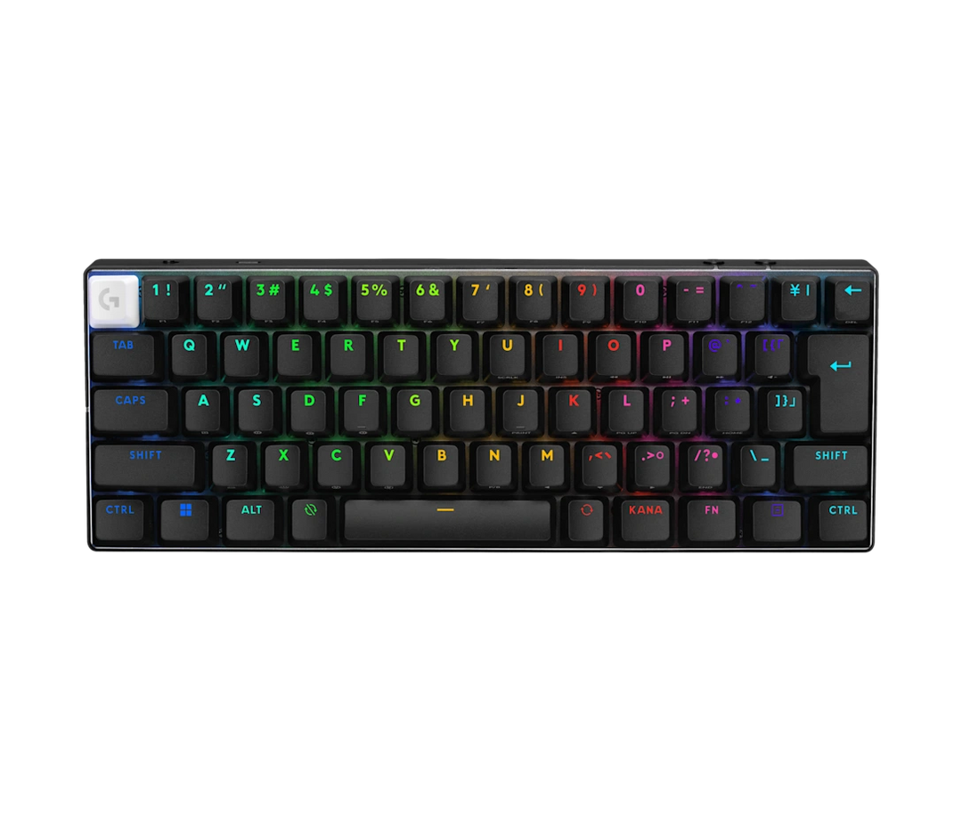 ロジクール PRO X 60 LIGHTSPEED ワイヤレスゲーミングキーボード G-PKB-60-001TCBKをレンタルできます。