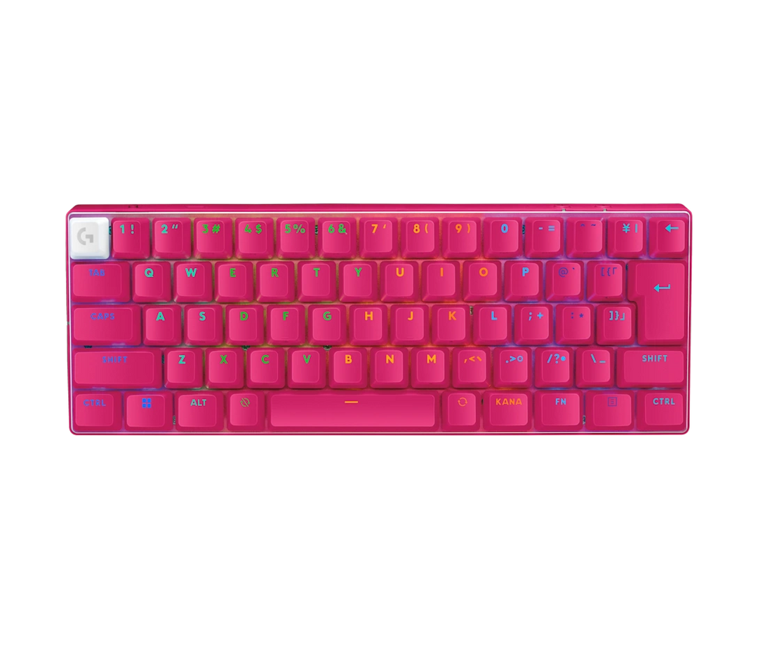 ロジクール PRO X 60 LIGHTSPEED ワイヤレスゲーミングキーボード G-PKB-60-001TCMGをレンタルできます。