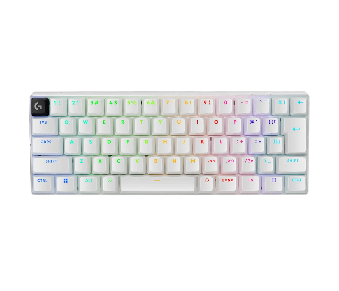 ロジクール PRO X 60 LIGHTSPEED ワイヤレスゲーミングキーボード G-PKB-60-001TCWHをレンタルできます。