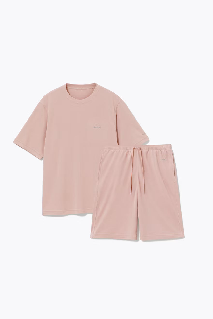 月額4,280円レンタルプラン：BAKUNE スムース 上下セット（半袖Tシャツ・ショートパンツ） リカバリーウェア