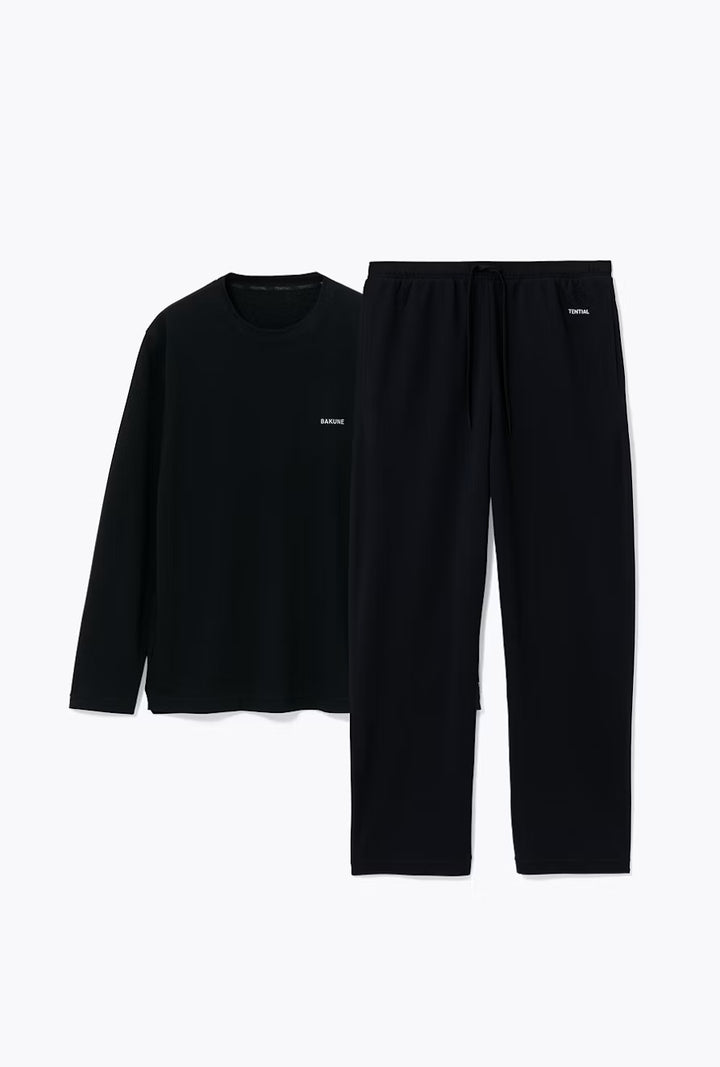 BAKUNE スムース 上下セット（長袖Tシャツ・ロングパンツ） リカバリーウェアをレンタルできます。