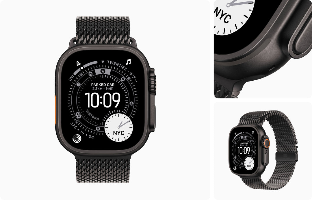 Apple Watch Ultra 3 ブラックをレンタルできます。