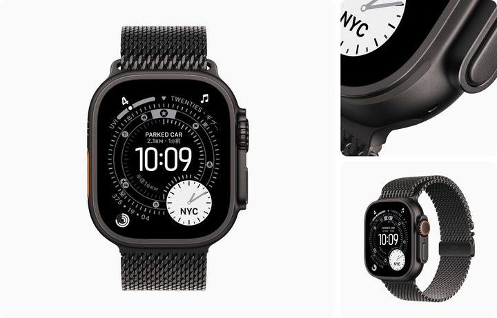 Apple Watch Ultra 3 ブラックをレンタルできます。