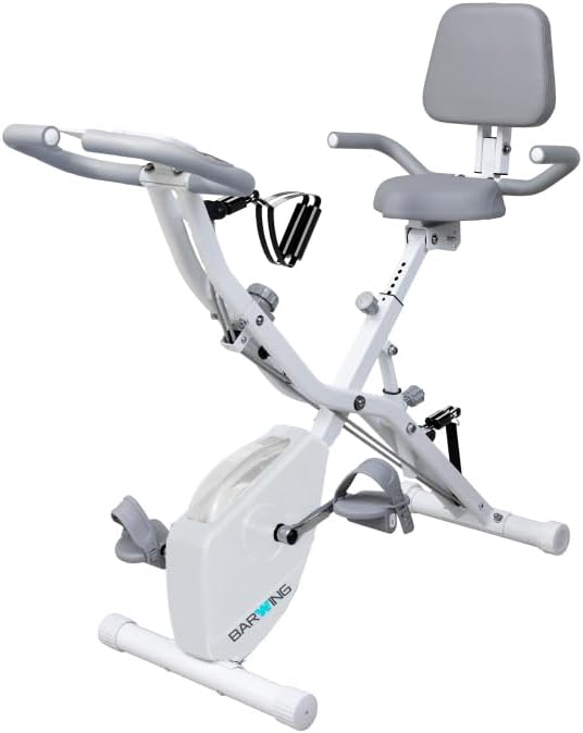エアロバイクBARWING ホワイト　 月額2,580円レンタルプラン：BARWING フィットネスバイク エアロバイク